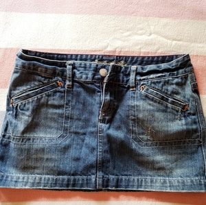 American Eagle Mini Jean Skirt Size 8